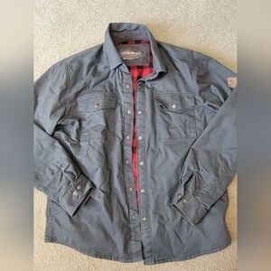 Eddie Bauer Flannel Lined Short Jacket